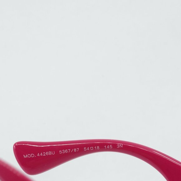 Versace VE4426BU 536787 Sunglasses Fuchsia Oval Frame, Dark Grey Lenses main image 6